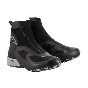 Alpinestars CR-8 Gore-Tex motorističke čizme crno-sivo-crvene