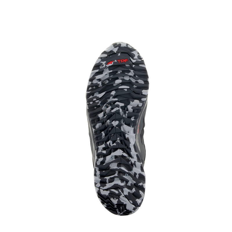 Alpinestars CR-8 Gore-Tex motorističke čizme crno-sivo-crvene