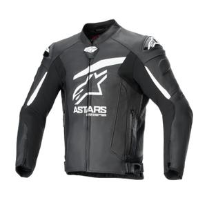 Kožna motociklistička jakna Alpinestars GP plus R 4 Airflow crno-bijela