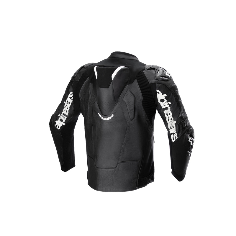 Alpinestars Atem 5 kožna motoristička jakna crno-bijela