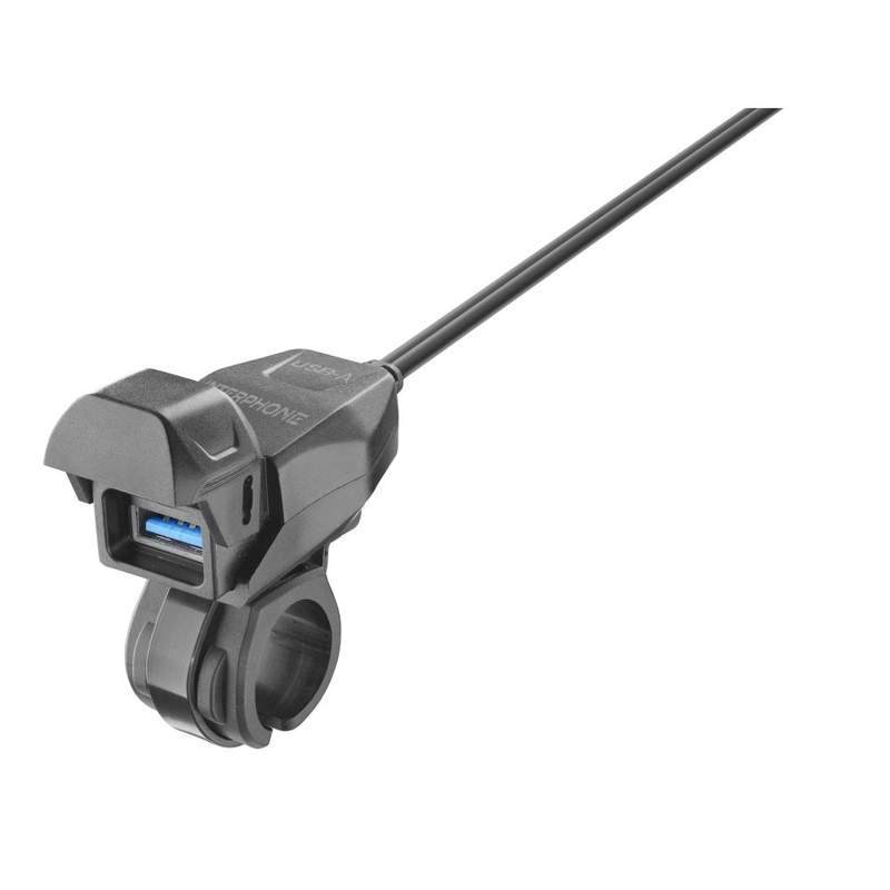 USB-A interfonski punjač za upravljač motocikla