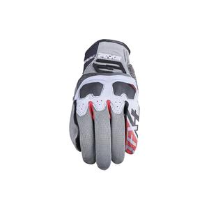 Motociklističke rukavice FIVE TFX4 sivo-crvene