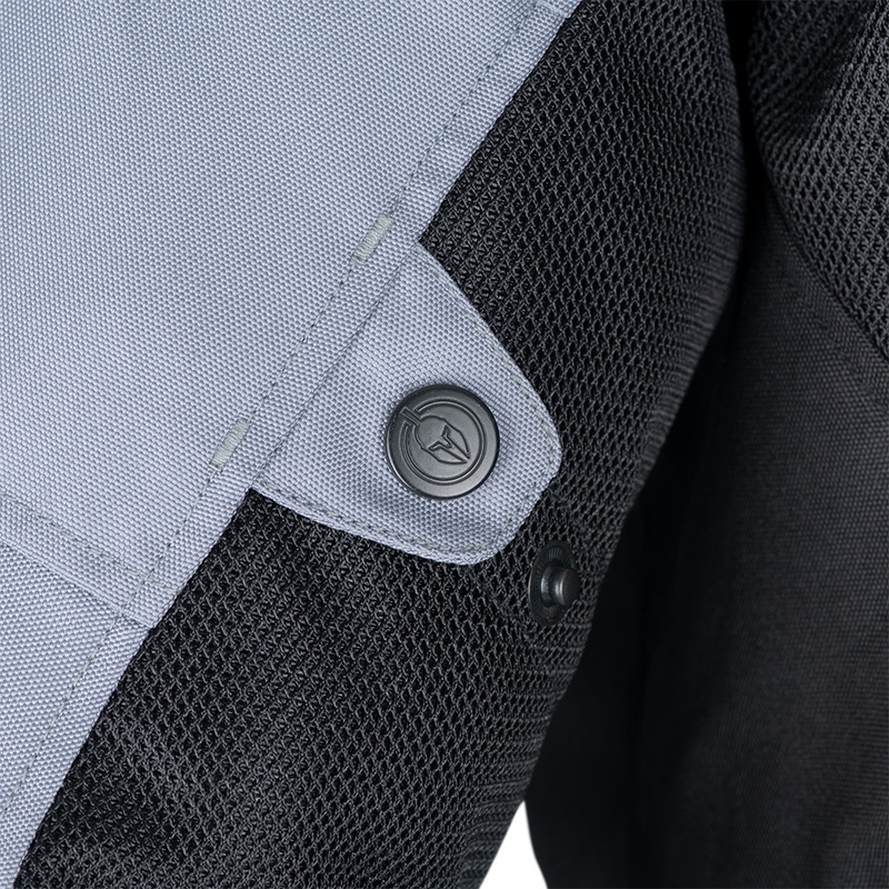 Motociklistička jakna Oxford Spartan Air sivo-crna