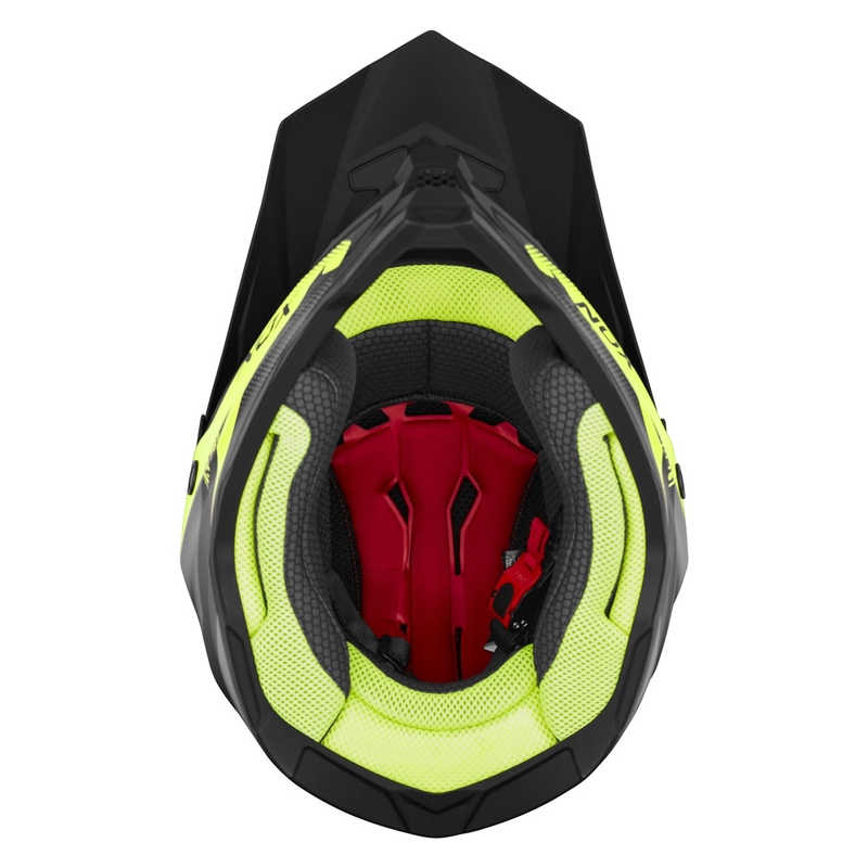 Dječja kaciga za motocross NOX N761 MX fluo žuto-crno-siva