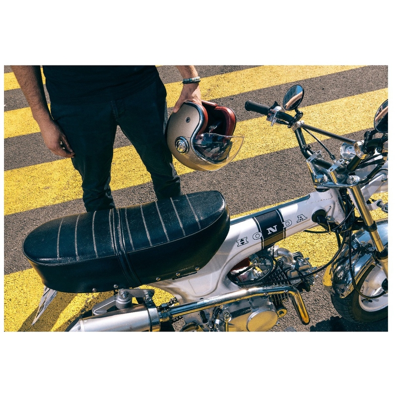 Otvorena motociklistička kaciga NOX PREMIUM Heritage mat crna