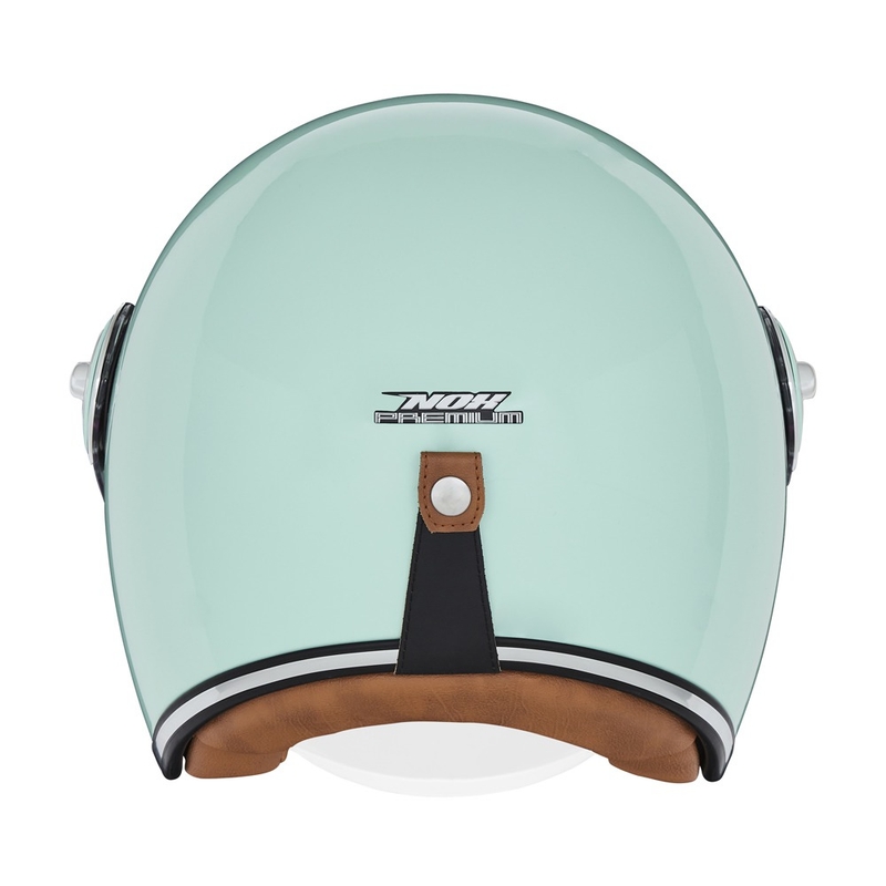 NOX PREMIUM Heritage otvorena motociklistička kaciga pastelno zelene boje