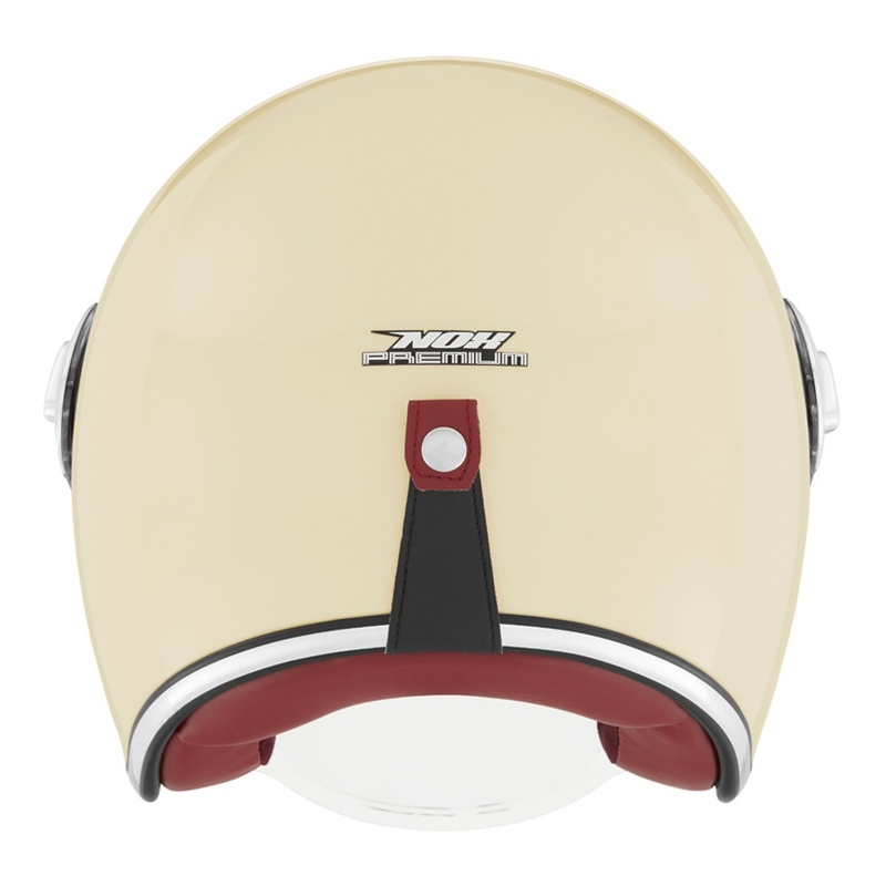 NOX PREMIUM Heritage krem bijela otvorena motociklistička kaciga