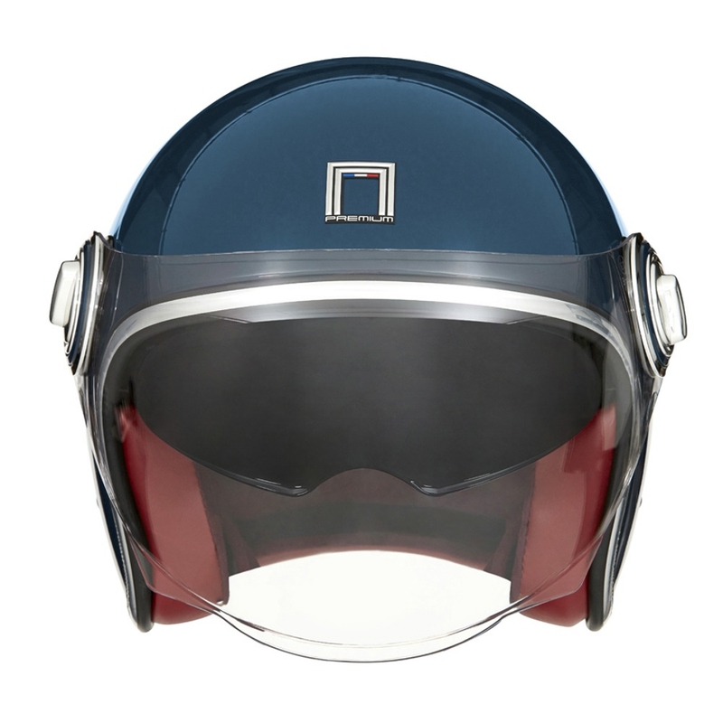NOX PREMIUM Heritage otvorena motociklistička kaciga Kerosene Blue