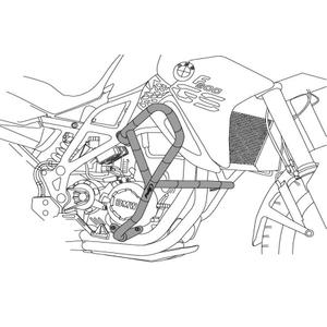 Ochranné rámy motoru PUIG černý