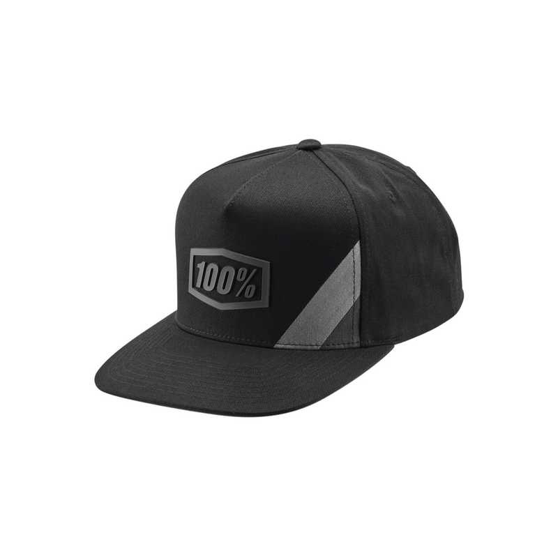 100% Cornestone USA Snapback kapa crno-siva