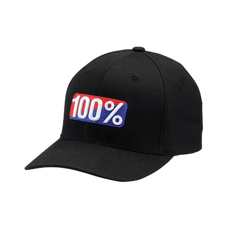 Kapa 100% Classic Flexfit crna