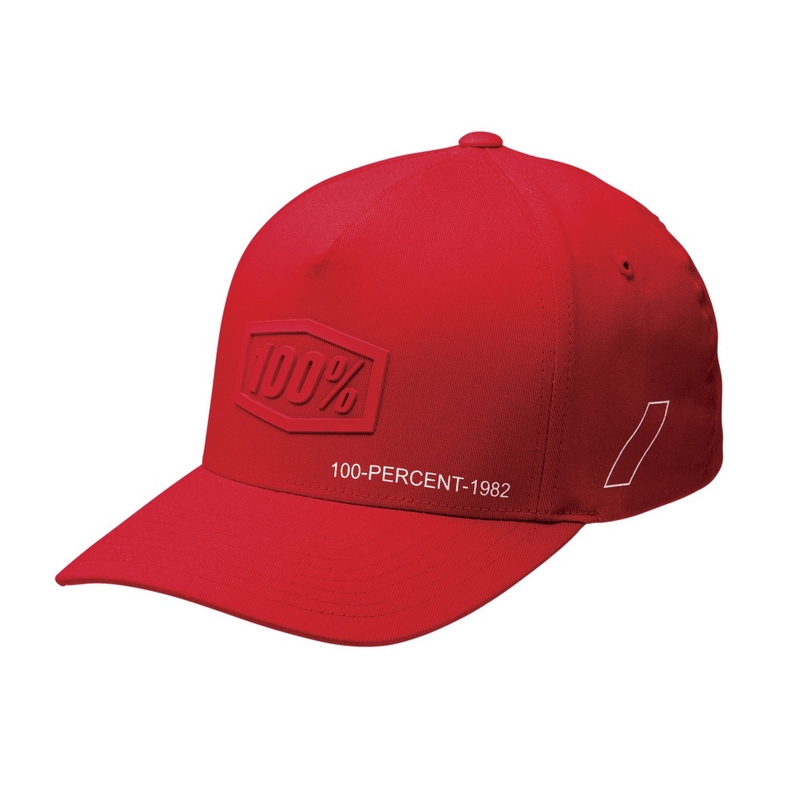 Dječja kapa 100% Shadow Snapback crvena