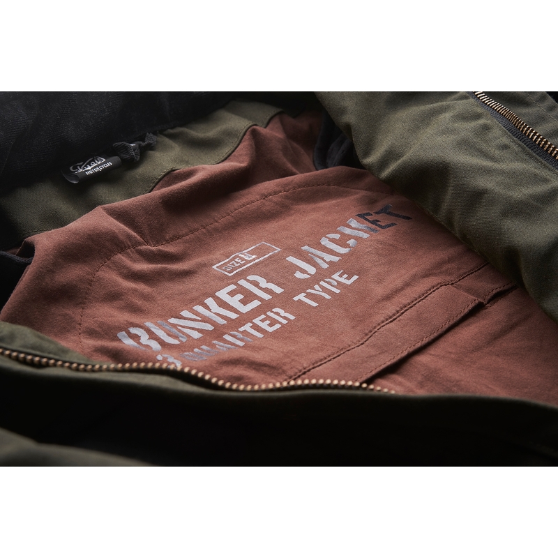 Motociklistička jakna Fuel Bunker zeleno-crna