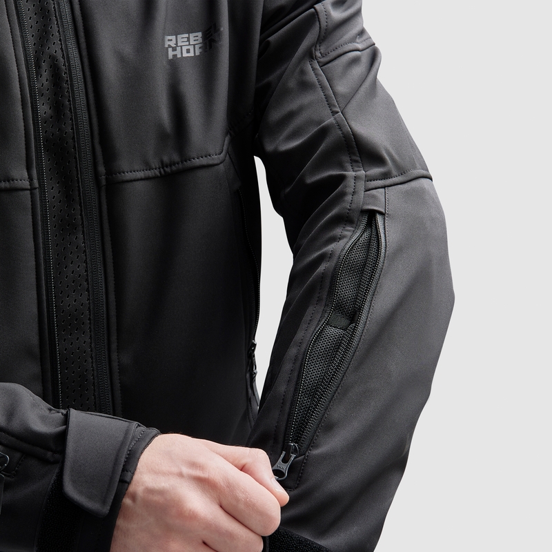 Rebelhorn Slash motociklistička softshell jakna crna