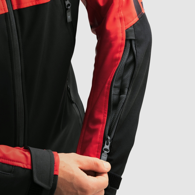 Rebelhorn Slash crno-crvena softshell motociklistička jakna