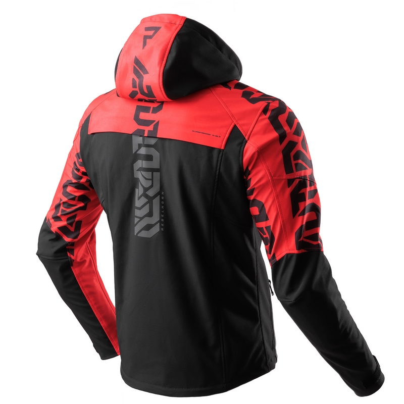 Rebelhorn Slash crno-crvena softshell motociklistička jakna