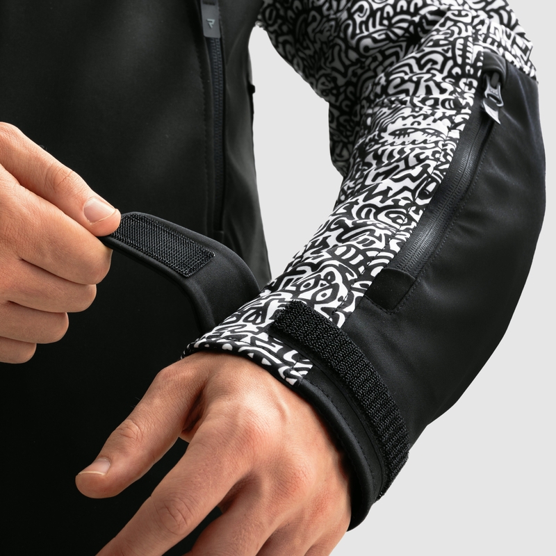 Rebelhorn Slash Noriaki softshell motoristička jakna crno-bijela