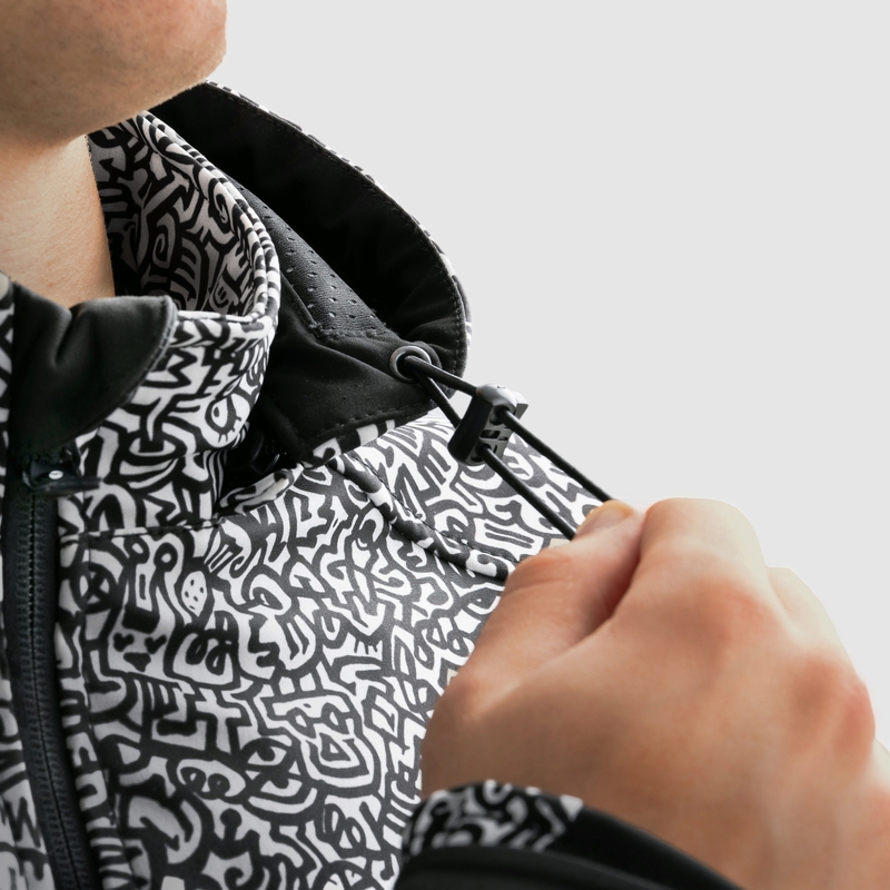 Rebelhorn Slash Noriaki softshell motoristička jakna crno-bijela