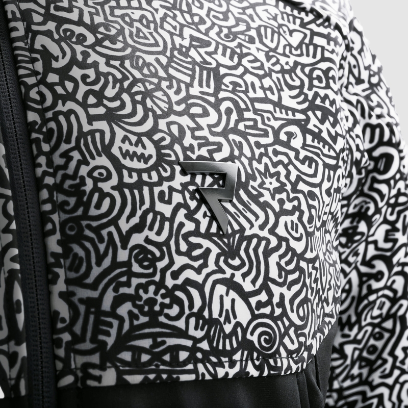 Rebelhorn Slash Noriaki softshell motoristička jakna crno-bijela