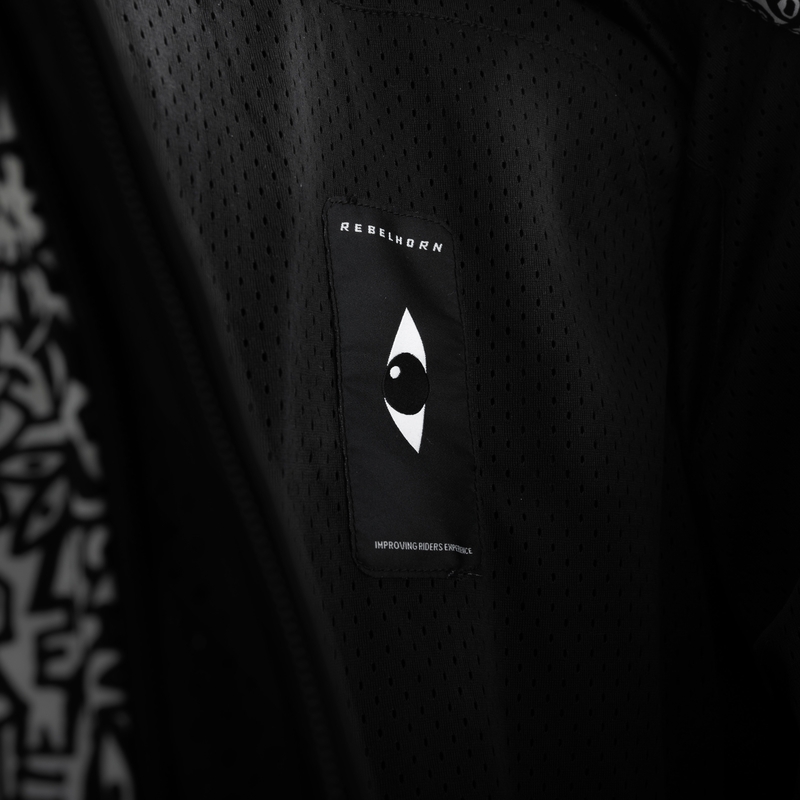 Rebelhorn Slash Noriaki softshell motoristička jakna crno-bijela