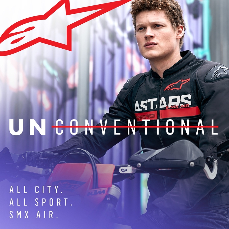 Alpinestars SMX Air motociklistička jakna crno-fluo crvena