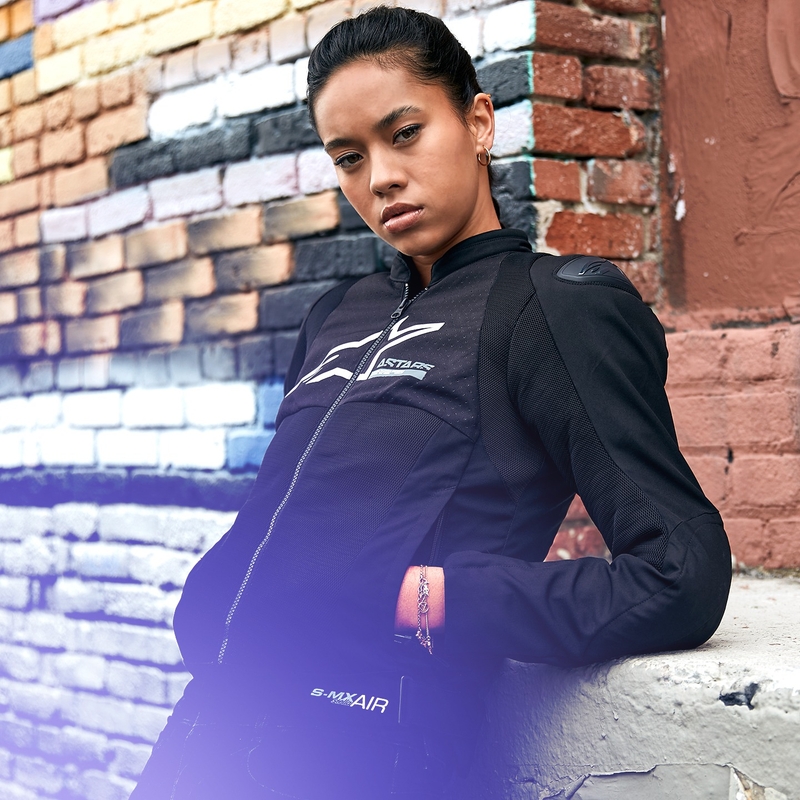 Alpinestars Stella SMX Air ženska motoristička jakna crna