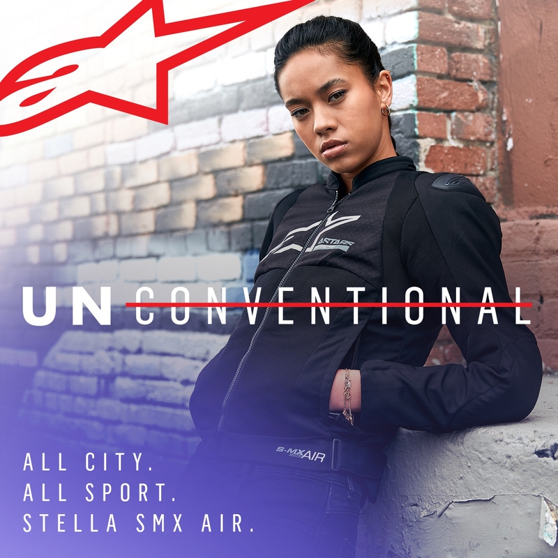 Alpinestars Stella SMX Air ženska motoristička jakna crna