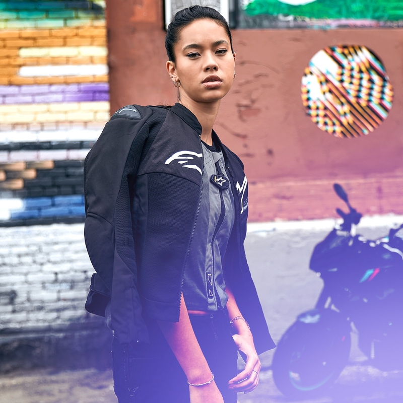Alpinestars Stella SMX Air ženska motoristička jakna crna