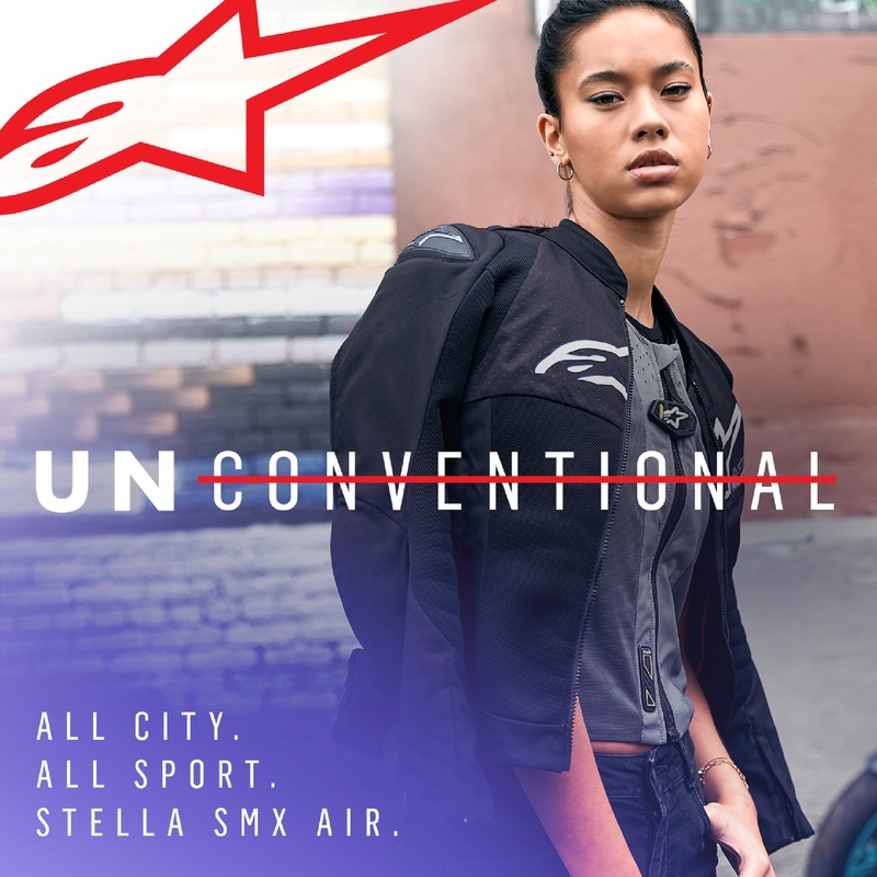 Alpinestars Stella SMX Air ženska motoristička jakna crna