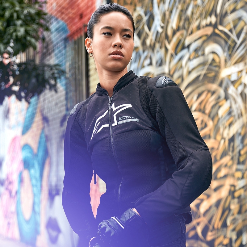 Alpinestars Stella SMX Air ženska motoristička jakna crna