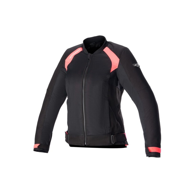 Ženska motoristička jakna Alpinestars Stella Eloise Air 2 crno-fluo pink