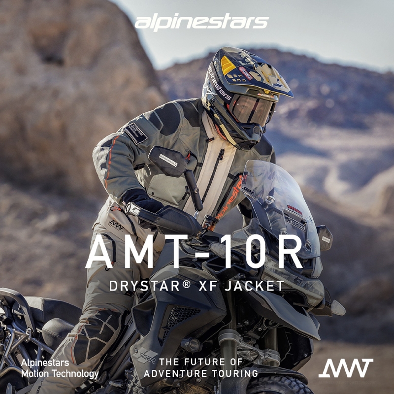 Alpinestars AMT-10R Drystar XF motociklistička jakna pijesak-crno-narančasta