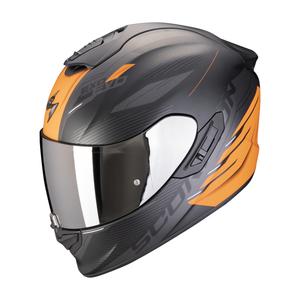 Integralna motociklistička kaciga Scorpion EXO-1400 EVO II AIR LUMA mat crno-narančasta