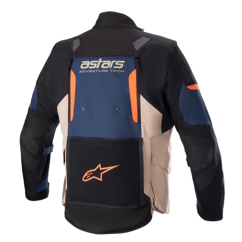 Alpinestars Halo Drystar motociklistička jakna tamnoplava-kaki-narančasta-crna