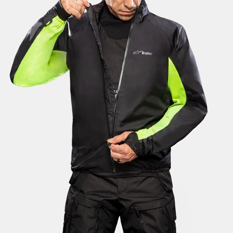Alpinestars Halo Drystar motociklistička jakna tamnoplava-kaki-narančasta-crna