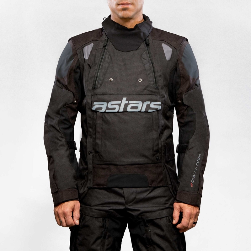Alpinestars Halo Drystar motociklistička jakna tamnoplava-kaki-narančasta-crna