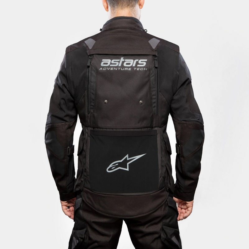 Alpinestars Halo Drystar motociklistička jakna tamnoplava-kaki-narančasta-crna