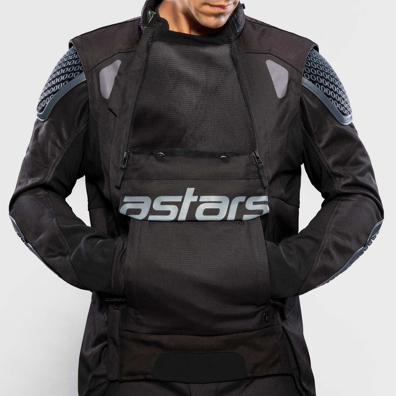 Alpinestars Halo Drystar motociklistička jakna svijetlo siva-tamno siva-crna-fluo crvena
