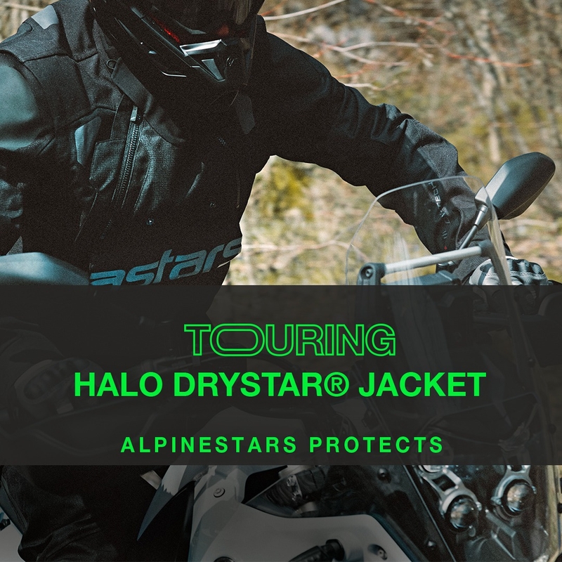 Alpinestars Halo Drystar motociklistička jakna kaki-bež-fluo žuta