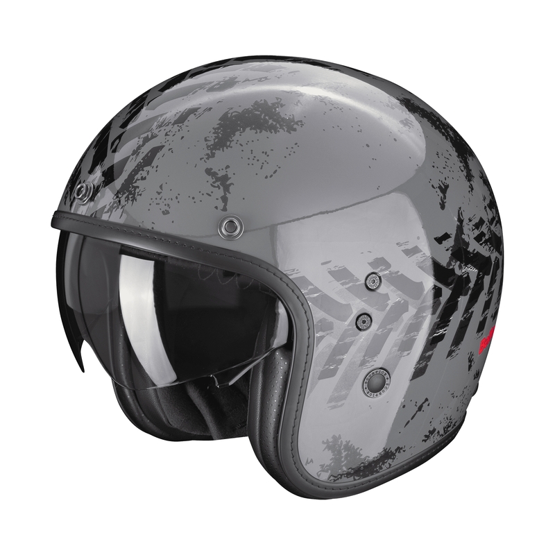 Otvorena motociklistička kaciga Scorpion Belfast EVO NEVADA sivo-crna