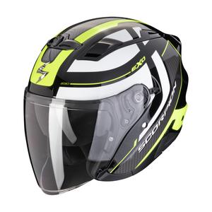 Otvorena motoristička kaciga SCORPION EXO-230 PUL crno-fluo žuta