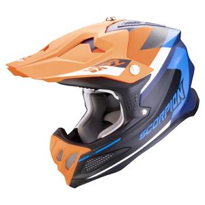 Motocross kaciga Scorpion VX-22 Air BETA mat plavo-narančasta