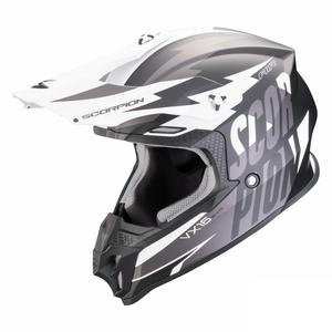 Scorpion VX-16 EVO AIR Slanter motocross kaciga mat crno-siva