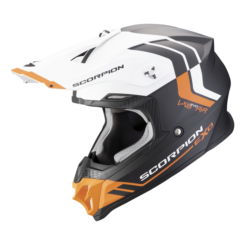 Scorpion VX-16 EVO AIR Fusion motocross kaciga mat crno-narančasta rasprodaja