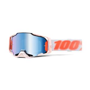 Motocross naočale 100% - USA ARMEGA Tubular plavi pleksiglas