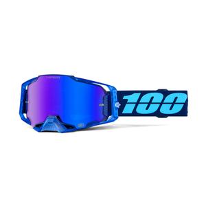 Motocross naočale 100% - USA ARMEGA COUPE - Hiper plavi pleksiglas