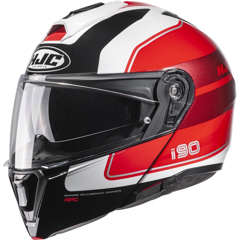 Motociklistička kaciga na preklop HJC i90 Wasco MC1 crveno-crna