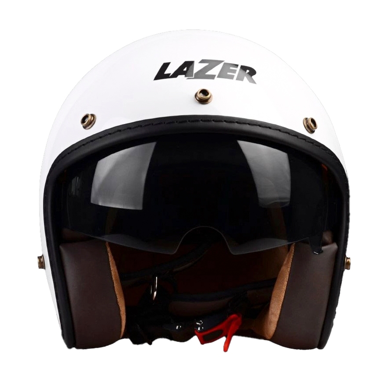 Otvorena motociklistička kaciga Lazer Mambo Evo Z-Line bijela sjajna