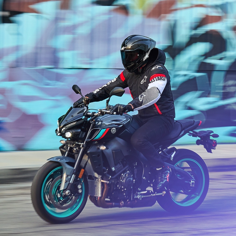 Alpinestars Zaca Air Vodootporna motociklistička jakna crno-bijelo-fluo crvena