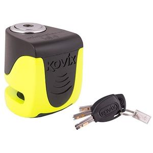 Blokada disk kočnice sa alarmom KOVIX KS6 fluo žuta